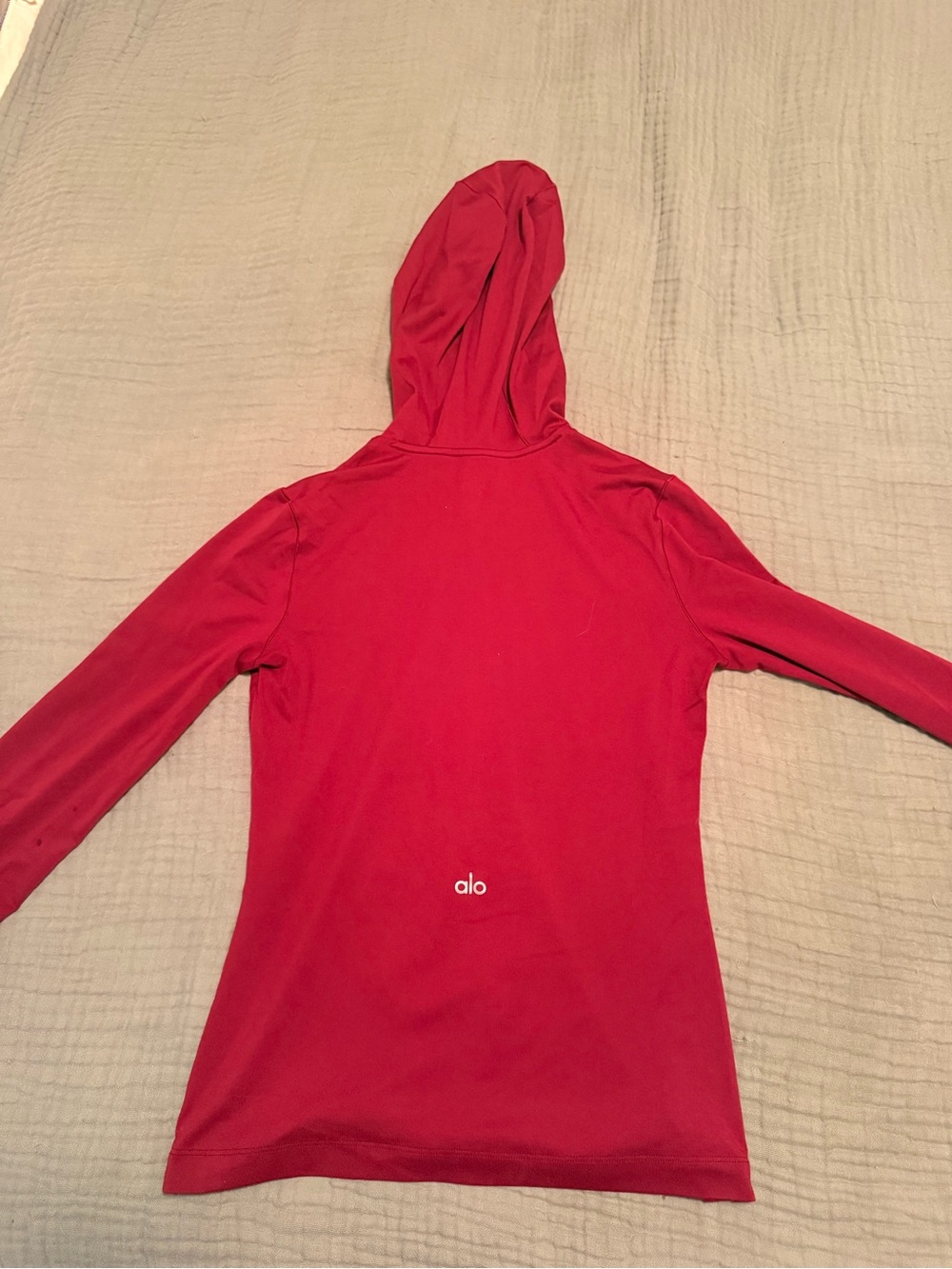 Maroon Alo Yoga hoodie